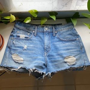 Lovers + Friends high waist denim shorts